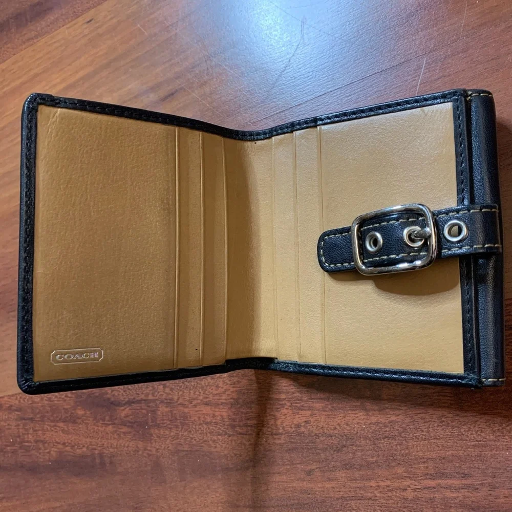 Black Coach Wallet - Picture 2 of 4